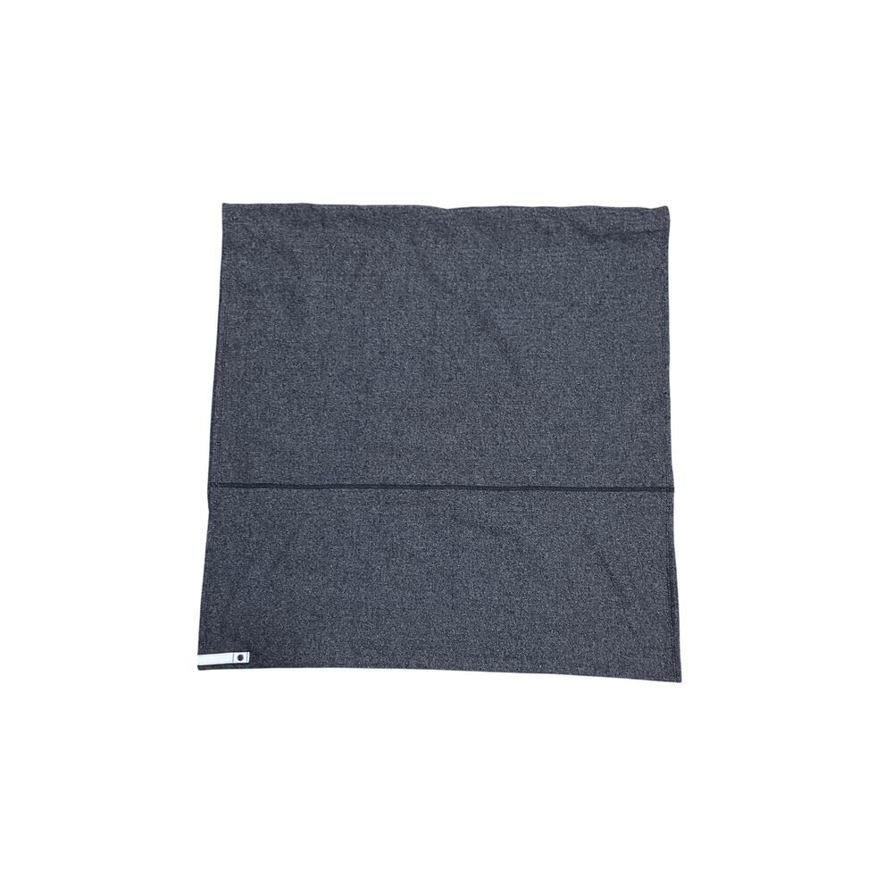 Lululemon Full Snap Vinyasa Infinity Scarf Heathered Gray/Black OS Stretchy - Picture 2 of 6